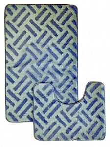 Коврик набор 50*40 50*80 AQUADOMER FIESTA Blue 1/50 F003