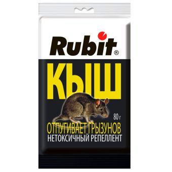 Рубит Средство от мышей репелент КЫШ 80г/50шт Рости
