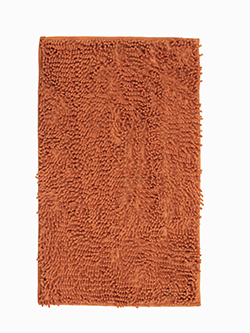 Коврик для ванной 70*140см Макароны AQUADOMER Brown коричневый 1/25 A007