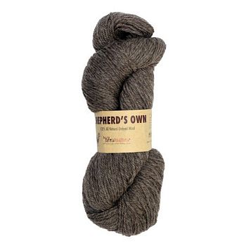 Пряжа SHEPHERD"S OWN 40005 т. коричневый (в уп.5шт)