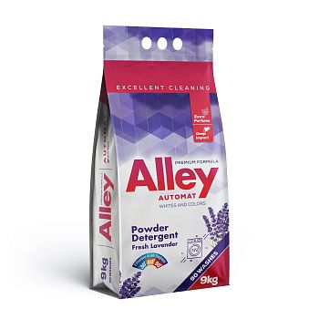 Порошок стиральный Alley Лаванда автомат 9кг 1/2шт 