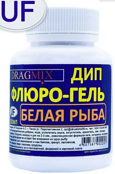 Дип Гель флюро DRAGMIX UF 100мл Белая рыба