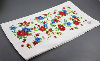Полотенце вафельное Цветы 35*60 12/1200 *