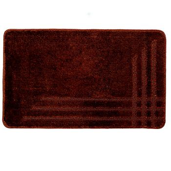 Коврик для ванной 50*80 DKTX Comfort Linea 10мм коричневый 1/35