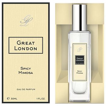 Парфюмерная вода д/женщин "GREAT LONDON Spicy Mimosa" 30мл 1/12
