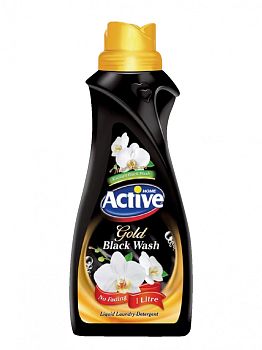 Гель-концентрат д/стирки черного ACTIVE Иран "Орхидея" 1л (1031) 1/12/480