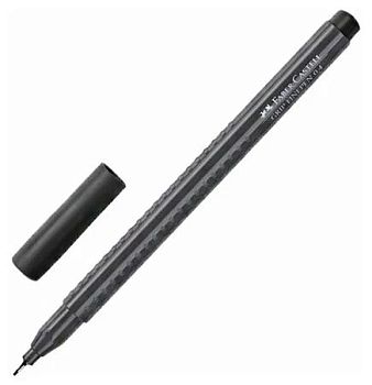 Ручка капилярная Faber-Castel "Grip Finepen" 0.4мм черная 151699 10/50