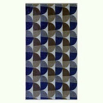 Полотенце мах. 50*90 синий с рис. цв.10000 25/5шт. Донецкая Мануфактура 360г/м2