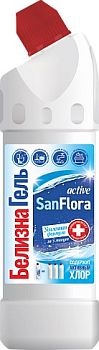 Средство отбеливающее Sanflora Белизна-гель 750мл 1/15