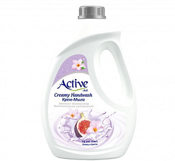 Мыло жидкое ACTIVE Иран с витамином В5 "Инжир" 2000мл КАНИСТРА 1/6 (6999)