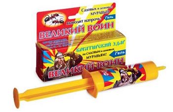 Гель БИО Великий воин от муравьев шприц (Муравьин НОВЫЙ) Ваш Хоз. 45гр 1/60
