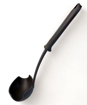 Половник пласти овальный цв графит 8031