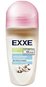 Дезодорант антиперспирант (ролик) EXXE женский Fresh SPA Невидимый, 50мл (1652) 1/12