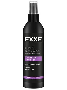 Текстурирующий спрей солевой EXXE"Пляжные локоны" гибкая фиксация 250мл