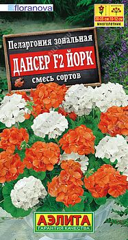 Цветы Пеларгония Дансер F2 Йорк, смесь сортов ц/п Аэлита *28