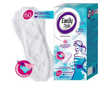 Прокладки ежедневн Emily Style Multiform ультратонкие 60 шт 7657 1/20