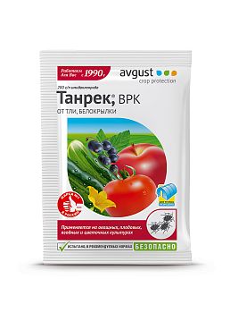Танрек ампула 1,5 мл.в пакете (колорад,белокр,тля,плодожор,блошк) Август 200шт.