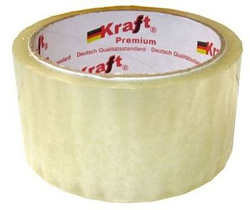 Скотч 50х40  40мик. 36шт. Крафт 0153 6шт
