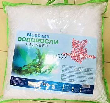 Подушка Морск.водоросли Рус.Сказка попликс 50*70