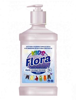 Мыло жидкое FloraKids Хозяйственное 500мл (пуш-пул) 1/20
