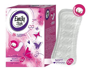 Прокладки ежедневн Emily Style Classic 60шт 7655/8082 1/7