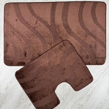 Коврик набор 60*100 50*60 MAXIMUS SYMPHONY (2599 CHOCOLATE