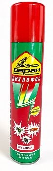 Дихлофос Сибиар "Варан" 190мл.(B4) Универсальный Без запаха Зеленый *24шт 01.001.12