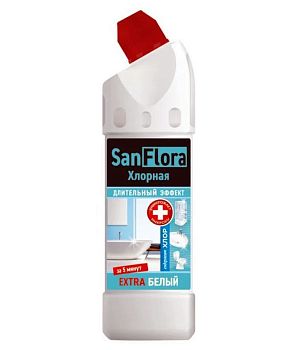 Средство чистящее жид Sanflora Хлорная 750мл/15шт