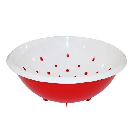 фруктомойка d240 c чашкой красная 24955