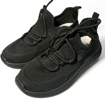 Кроссовки Ж. Ж-17 резинка черные Шагах р.36-41 6пар*