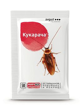 Кукарача 50г (гранулы) 1/150 от тараканов Август