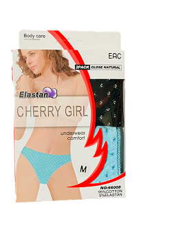 Трусы Ж. мол. 2шт. CHERRY GIRL 66008