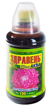 Здравень Аква 0,5 литра садовые цветы 1/12