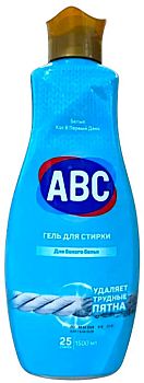 Гель для стирки ABC Для белого белья 1,5л 1/9 (1858)