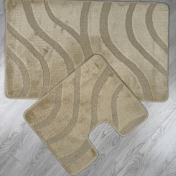 Коврик набор 50*80 40*50 MAXIMUS SYMPHONY (2540 BEIGE)