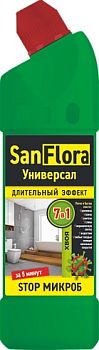 Средство чистящее жидкое Sanflora Хвоя универсальное гель 750мл 1/15