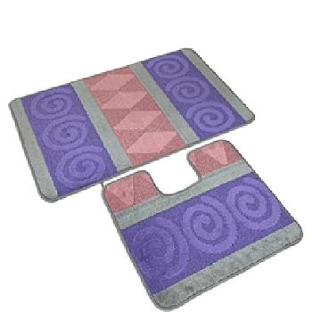 Коврик набор 60*100 50*60 MAXIMUS 8338 (2539 D.LILAC)