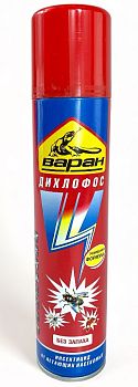 Дихлофос Сибиар "Варан" 190мл.(B8) Без запаха синий 1/24 5-03.03.001.12