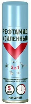 Аэрозоль комплексная защита от кровосос. нас. и клещей Экстра Максимум Рефтамид 150мл