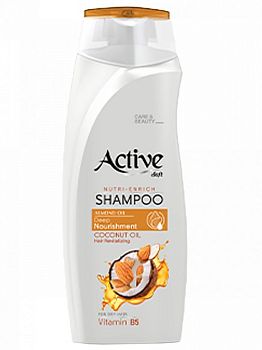 Шампунь ACTIVE Иран Care&beauty С кокос маслом и витамином В5 д/сух. вол. 350мл Оранж (9174) 1/12