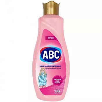 Гель для стирки ABC Для деликатной стирки 1,5л 1/9 (1735)