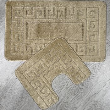 Коврик набор 50*80 40*50 MAXIMUS ETHNIC (2540 BEIGE)