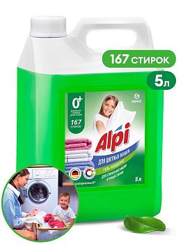 Гель для стирки ALPI color цв.белья 5кг Grass 1/4