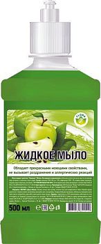 Мыло жидкое Народное Яблоко 500мл (пуш-пул)