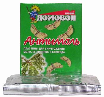 Антимоль Домовой пластины М014 8шт/100штХвоя