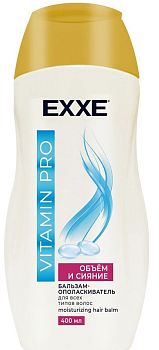Бальзам-кондиционер д/волос EXXE VITAMIN PRO "Объём и сияние", 400мл (0570) 1/12