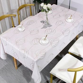 Клеенка столовая из плотного ПВХ на тканев основе (1,4*20м) SBV New-2074A