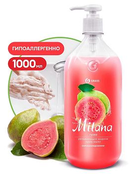 Мыло жидкое крем MILANA гуава 1л с доз. 125429 1/6