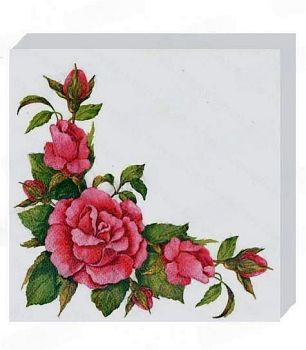 Салфетки бумажные DESNA DESIGN "Дикая роза" 24*24 1-слойные 40листов/32шт