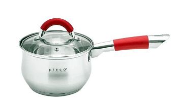 Кастрюля ковш 2,1л Teco из нержавеющей стали 16см ТС-S2100-03R